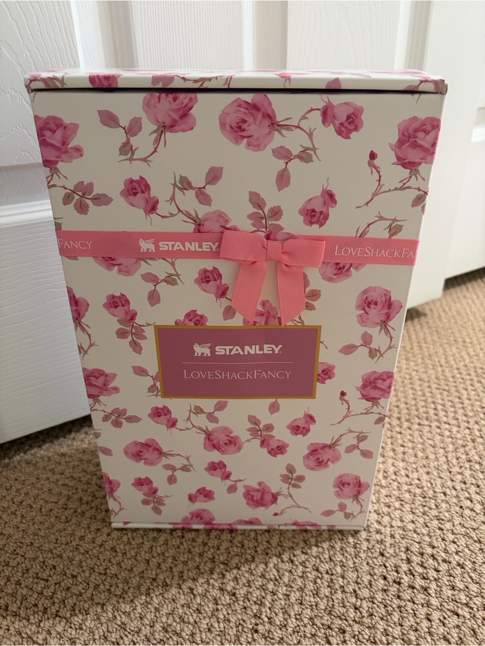 AUTHENTIC Stanley x LoveShackFancy Floral Tumbler - Pink Rose Print - Picture 2 of 3